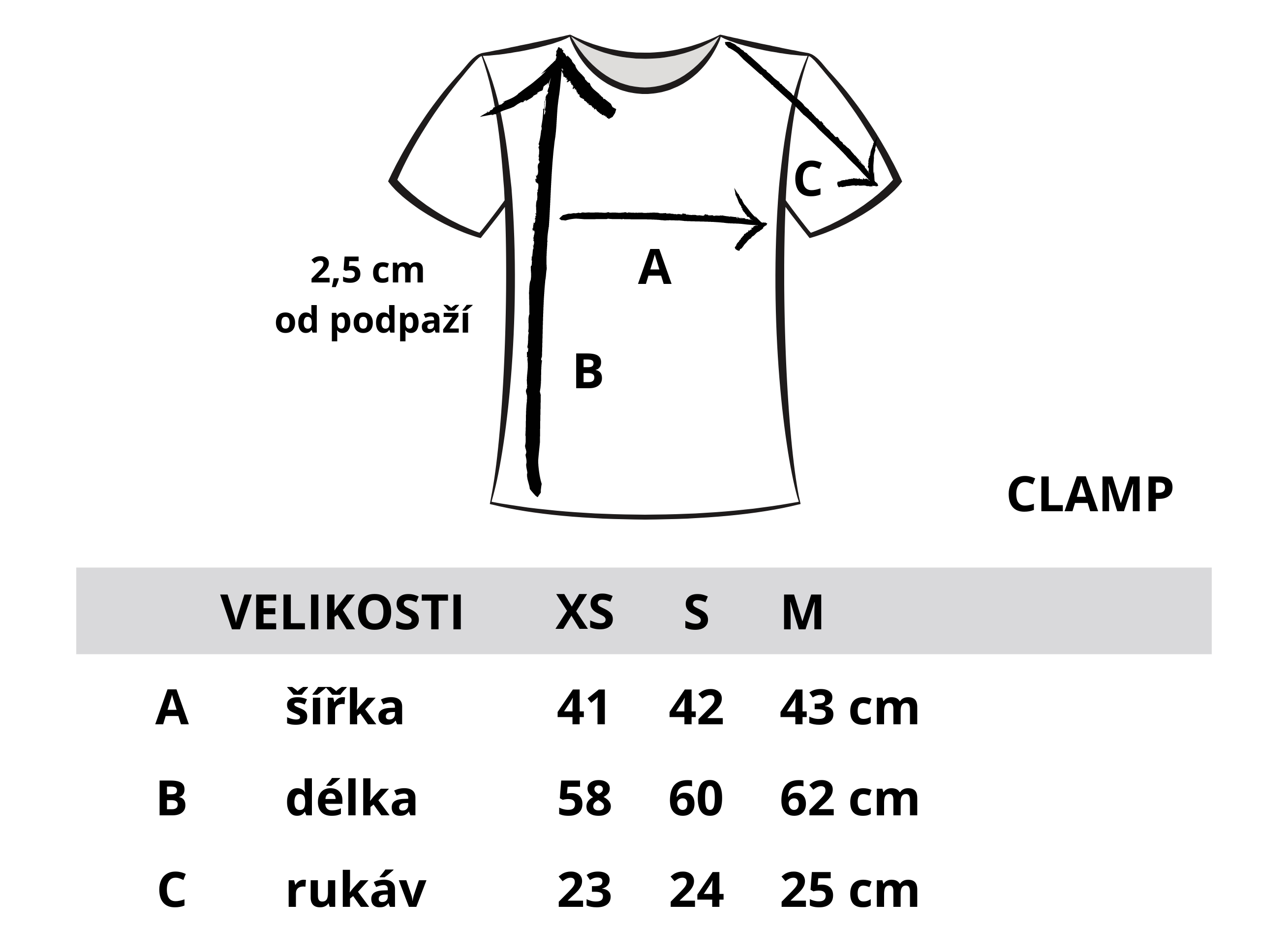 tričko Clamp
